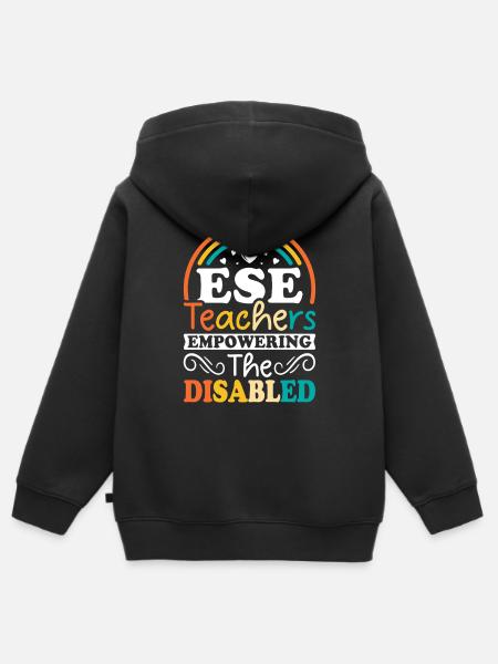 Geschenke für ESE-Lehrer - Kinder Premium Organic Zip Hoodie - Schwarz