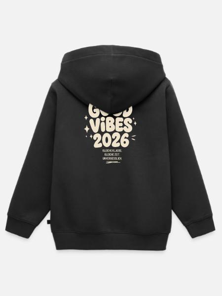 Abschluss 2026 - Kinder Premium Organic Zip Hoodie - Schwarz