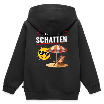 Team Schatten T-Shirt Lustiger Sommer Spruch - Kinder Premium Organic Zip Hoodie - Schwarz - Hinten - AI Model Kid Male (0cm)