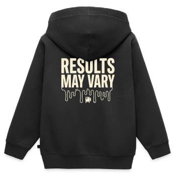 Atelier de poterie de four pour artiste en argile - Sweat Premium à capuche zippé enfant bio - noir - Dos - AI Model Kid Male (0cm)