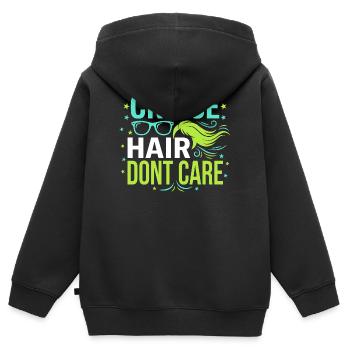 Cruising Granny, Grandma On Deck, - Kids Premium Organic Zip-up Hoodie - black - Back - AI Model Kid Male (0cm)
