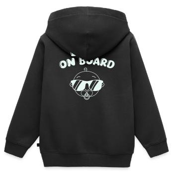 Baby On Board Retro Sunglasses - Kinder Premium Organic Zip Hoodie - Schwarz - Hinten - AI Model Kid Male (0cm)