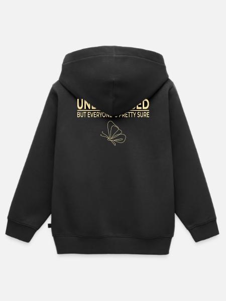 Undiagnosed But Everyone’s Pretty Sure - Kinder Premium Organic Zip Hoodie - Schwarz