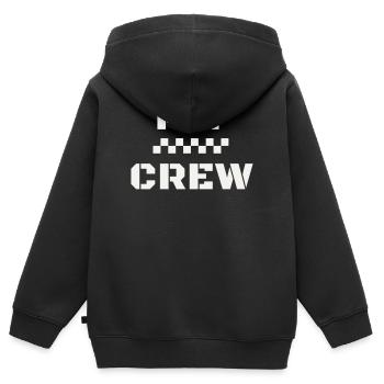 Équipe de course de Pit Crew Motorsport Course aux stands - Sweat Premium à capuche zippé enfant bio - noir - Dos - AI Model Kid Male (0cm)