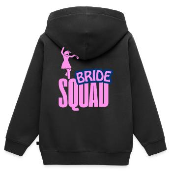 Brauttrupp-Feier-Clipart - Kinder Premium Organic Zip Hoodie - Schwarz - Hinten - AI Model Kid Male (0cm)