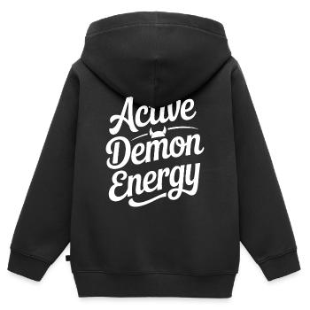 Active Demon Energy Tee - Kids Premium Organic Zip-up Hoodie - black - Back - AI Model Kid Male (0cm)