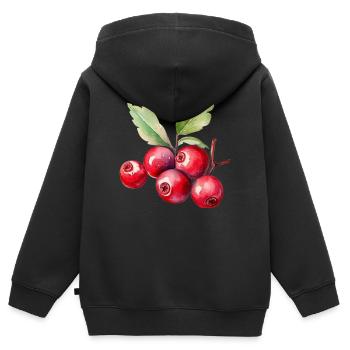 Cranberry Kostüm Karneval Fasching Rot Cranberries - Kinder Premium Organic Zip Hoodie - Schwarz - Hinten - AI Model Kid Male (0cm)