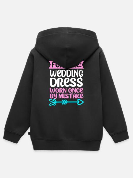 Scheidung - Kinder Premium Organic Zip Hoodie - Schwarz