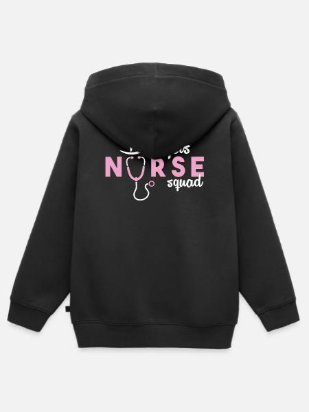 Dialyse Krankenschwester - Kinder Premium Organic Zip Hoodie - Schwarz