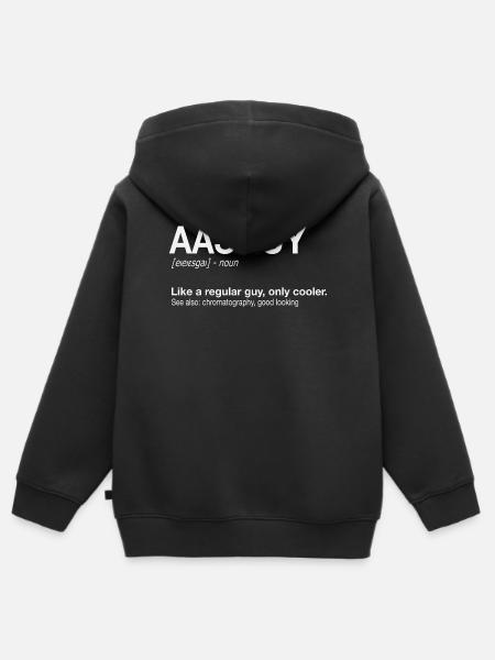 AAS Guy Atomabsorptionsspektrometrie Analytik - Kinder Premium Organic Zip Hoodie - Schwarz