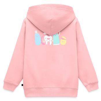 Receptionist Dentist - Kids Premium Organic Zip-up Hoodie - rose - Back - AI Model Kid Female (0cm)