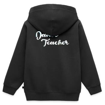 Tänzerin - Kinder Premium Organic Zip Hoodie - Schwarz - Hinten - AI Model Kid Male (0cm)