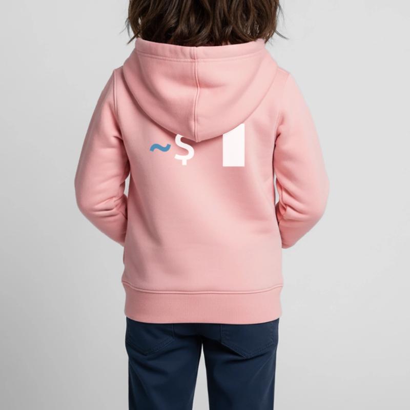 Commande Linux Shell Sweat Premium à capuche zippé enfant bio