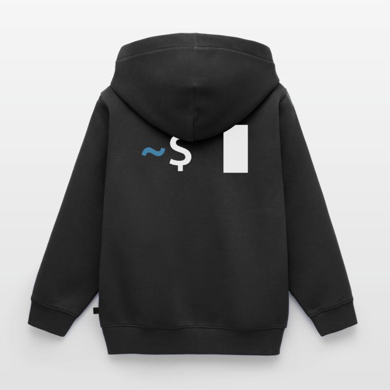 Linux Shell Command Kinder Premium Organic Zip Hoodie