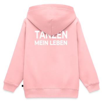 Danser - Sweat Premium à capuche zippé enfant bio - rose - Dos - AI Model Kid Female (0cm)