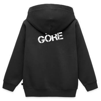 MÔME - Sweat Premium à capuche zippé enfant bio - noir - Dos - AI Model Kid Male (0cm)