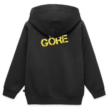 Môme - Sweat Premium à capuche zippé enfant bio - noir - Dos - AI Model Kid Male (0cm)