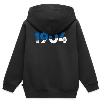 Schalke Gelsenkirchen Love - Sweat Premium à capuche zippé enfant bio - noir - Dos - AI Model Kid Male (0cm)