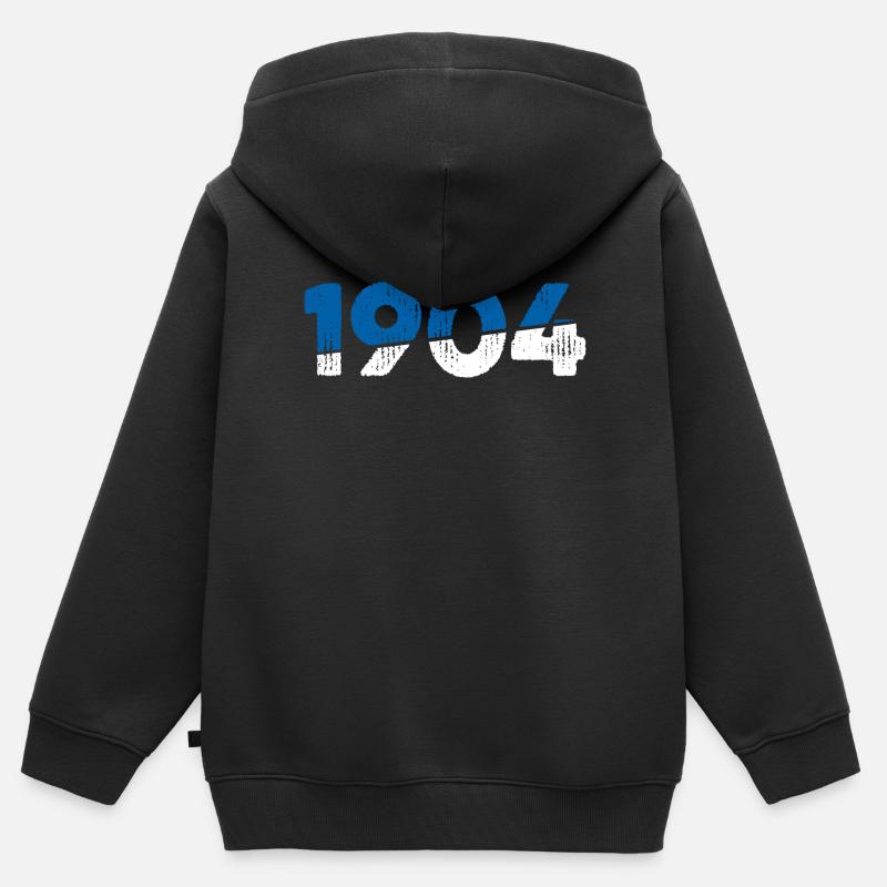 Schalke Gelsenkirchen Love - Sweat Premium à capuche zippé enfant bio - noir