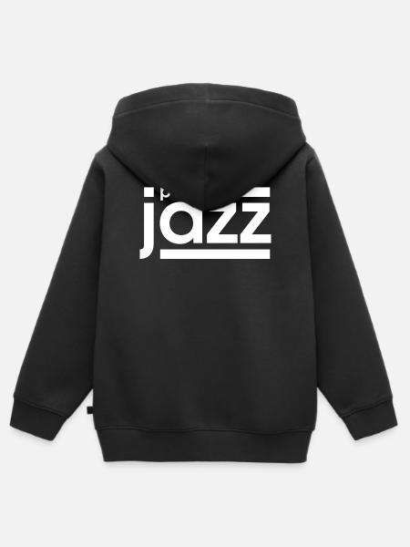 Polnischer Jazz - Kinder Premium Organic Zip Hoodie - Schwarz