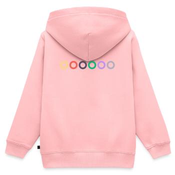 Gitarren Saiten kaufen | Gitarrenunterricht, Musik - Kinder Premium Organic Zip Hoodie - Rosa - Hinten - AI Model Kid Female (0cm)