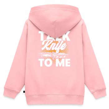 Knife Collector Knife Collection Blacksmith Gift - Kids Premium Organic Zip-up Hoodie - rose - Back - AI Model Kid Female (0cm)