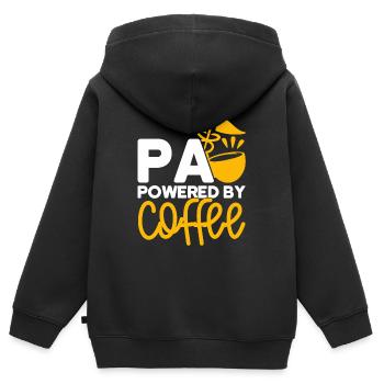 Studium Medizinstudent Assistenzarzt Geschenk - Kinder Premium Organic Zip Hoodie - Schwarz - Hinten - AI Model Kid Male (0cm)