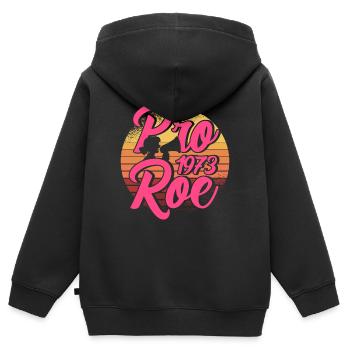 Égalité des sexes Égalité des sexes - Sweat Premium à capuche zippé enfant bio - noir - Dos - AI Model Kid Male (0cm)