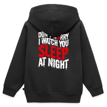 horror movie horror movie horror movie gift - Kids Premium Organic Zip-up Hoodie - black - Back - AI Model Kid Male (0cm)
