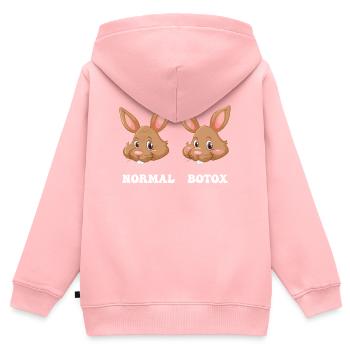 Easter Easter Plastic Surgeon Botox - Kids Premium Organic Zip-up Hoodie - rose - Back - AI Model Kid Female (0cm)