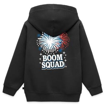 Pyrotechniker Feuerwerk Pyrotechnik - Kinder Premium Organic Zip Hoodie - Schwarz - Hinten - AI Model Kid Male (0cm)