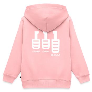 Rallye Car Racing Motorsport Sportscar Car Three - Kinder Premium Organic Zip Hoodie - Rosa - Hinten - AI Model Kid Female (0cm)