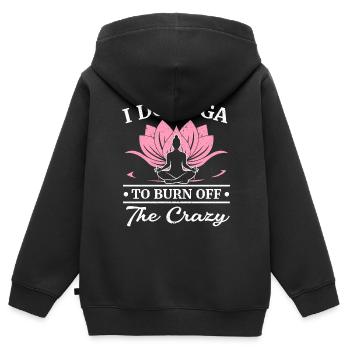 Ich möchte ein Polizist sein Strafverfolgung - Kinder Premium Organic Zip Hoodie - Schwarz - Hinten - AI Model Kid Male (0cm)