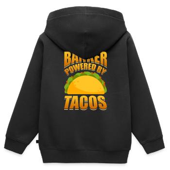 Bänker Bank Geld Banker - Kinder Premium Organic Zip Hoodie - Schwarz - Hinten - AI Model Kid Male (0cm)