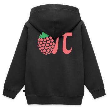 Mathelehrer Mathelehrer Mathematiker Pi Day - Kinder Premium Organic Zip Hoodie - Schwarz - Hinten - AI Model Kid Male (0cm)