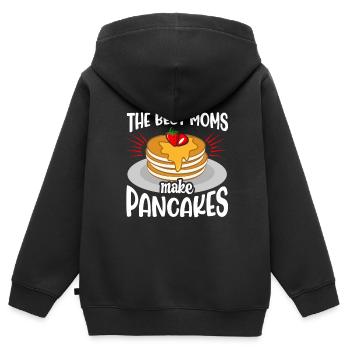 Pfannkuchen Food Lover Best Pancake Maker - Kinder Premium Organic Zip Hoodie - Schwarz - Hinten - AI Model Kid Male (0cm)