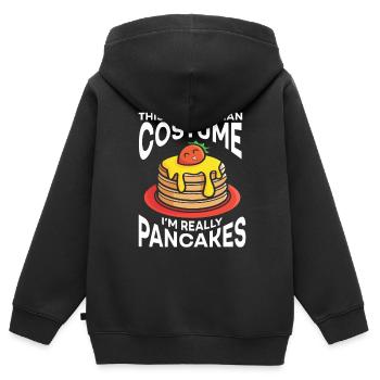 Pfannkuchen Food Lover Best Pancake Maker - Kinder Premium Organic Zip Hoodie - Schwarz - Hinten - AI Model Kid Male (0cm)