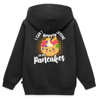 Pfannkuchen Food Lover Best Pancake Maker - Kinder Premium Organic Zip Hoodie - Schwarz - Hinten - AI Model Kid Male (0cm)