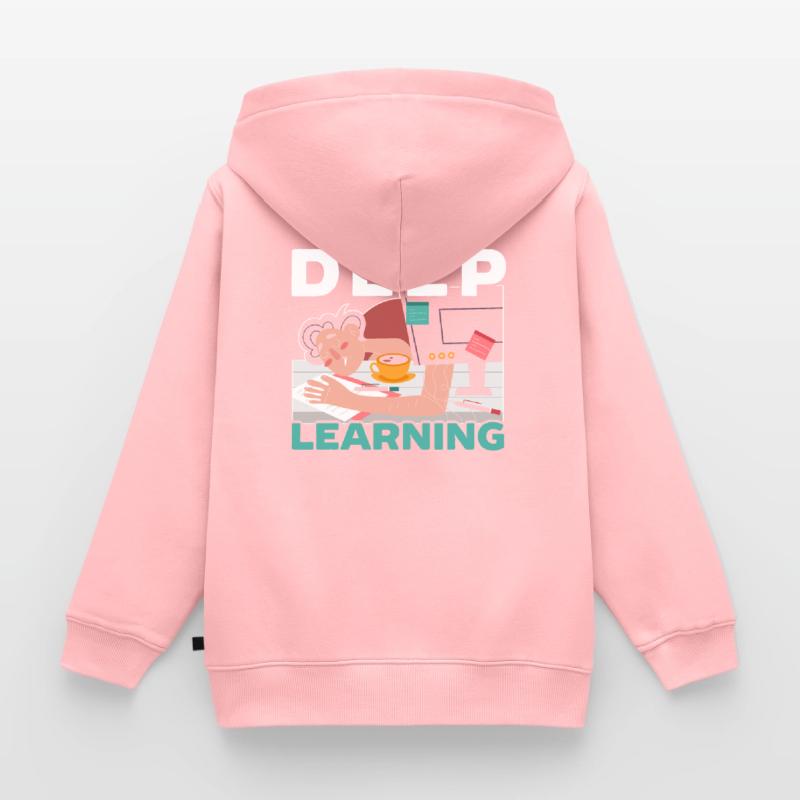 Deep Learning AI Artificial Intelligence Robotics Kids Premium Organic Zip-up Hoodie