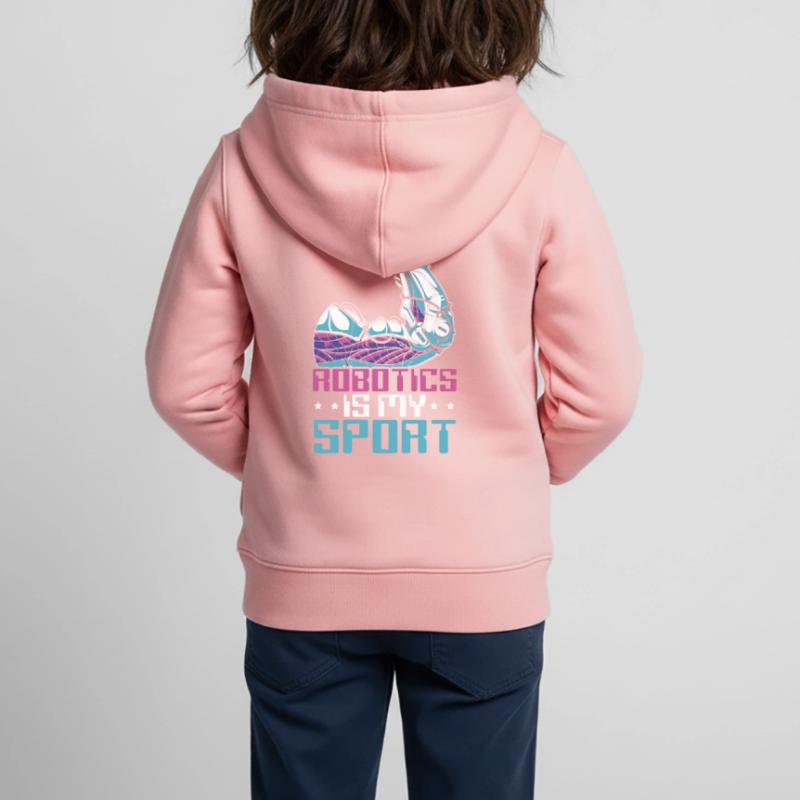 Deep Learning AI Artificial Intelligence Robotics Kids Premium Organic Zip-up Hoodie