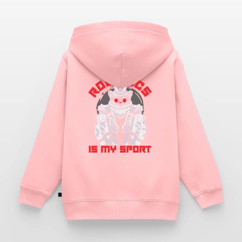 Deep Learning AI Artificial Intelligence Robotics Kids Premium Organic Zip-up Hoodie