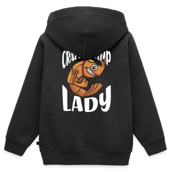 Seafood lover gift seafood - Kids Premium Organic Zip-up Hoodie - black - Back - AI Model Kid Male (0cm)