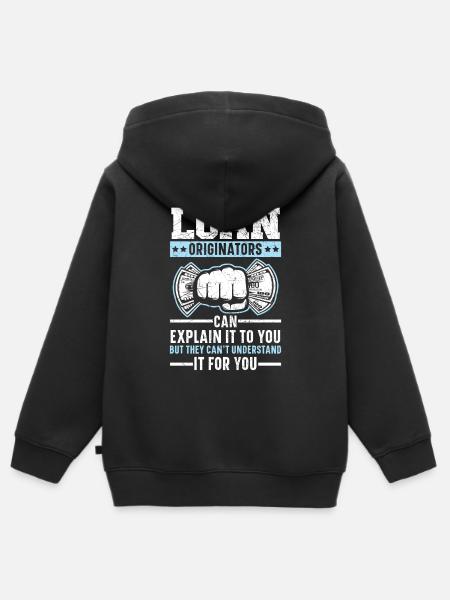 Kreditsachbearbeiter Beruf Schuldendarlehenssachbearbeiter - Kinder Premium Organic Zip Hoodie - Schwarz