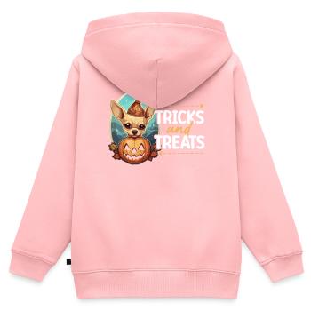 Chihuahua Halloween Puppy Trick Or Treat Dog Lover - Kids Premium Organic Zip-up Hoodie - rose - Back - AI Model Kid Female (0cm)