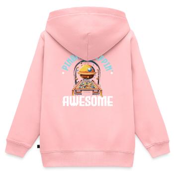 Pinball Machine Arcade Game Classic Video Game - Kids Premium Organic Zip-up Hoodie - rose - Back - AI Model Kid Female (0cm)