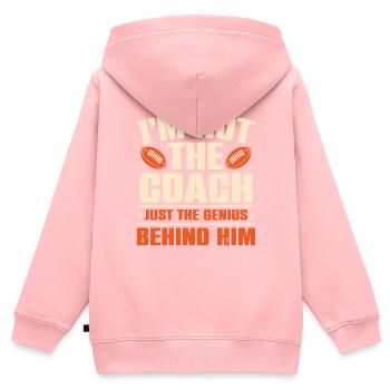 Assistant Coach Sport Trainer Team Coaching - Kids Premium Organic Zip-up Hoodie - rose - Back - AI Model Kid Female (0cm)