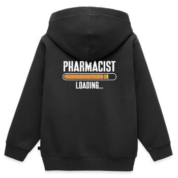 Apotheker Geschenk Apotheke - Kinder Premium Organic Zip Hoodie - Schwarz - Hinten - AI Model Kid Male (0cm)