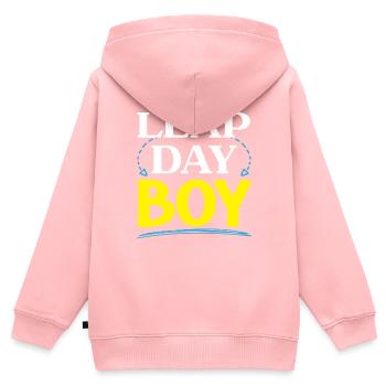 Happy Birthday Schaltjahr 29. Februar Schalttag - Kinder Premium Organic Zip Hoodie - Rosa - Hinten - AI Model Kid Female (0cm)