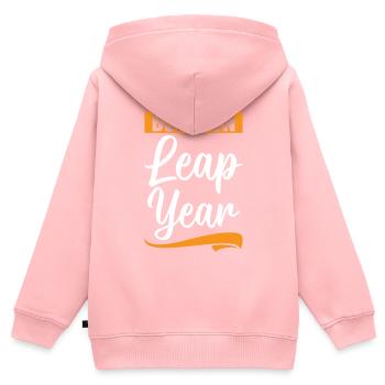 Happy Birthday Schaltjahr 29. Februar Schalttag - Kinder Premium Organic Zip Hoodie - Rosa - Hinten - AI Model Kid Female (0cm)