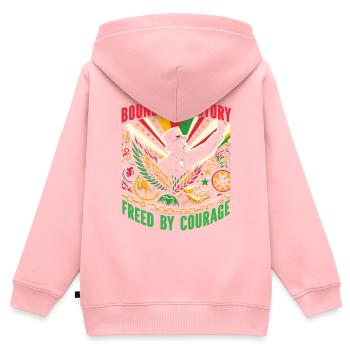 Emancipation Proclamation African Juneteenth - Kids Premium Organic Zip-up Hoodie - rose - Back - AI Model Kid Female (0cm)